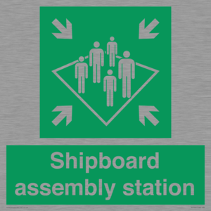 Shipboard assembly station